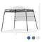 7 x 7 Feet Sland Adjustable Portable Canopy Tent with Backpack
